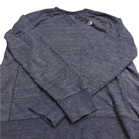 Champion Sweatshirt Mens‎ Mefium Blue Embroidered Chest C Logo Sweatshirt - Picture 1 of 9
